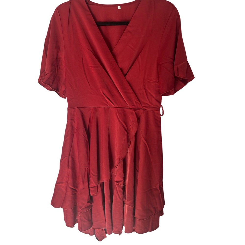Maroon dress